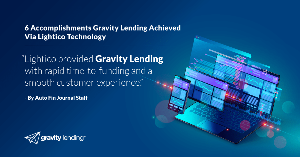 Image describing Gravity Lending Technology Achievements